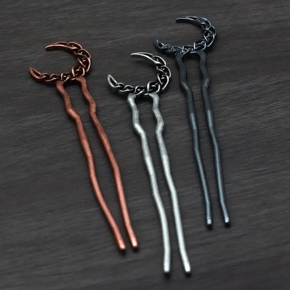Crescent Moon Hair Pin